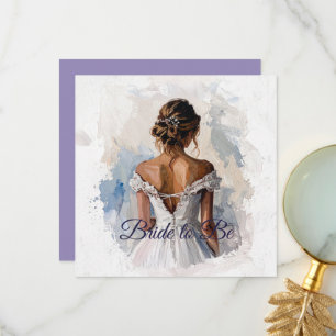 Carte De Remerciements Robe de mariée de la future mariée