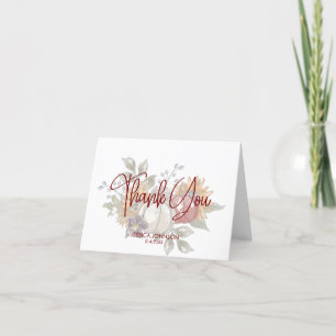 Carte De Remerciements Robe de Mariée Remerciement pour la Baby Shower d'