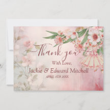 Robe de mariée rose ancienne remerciement