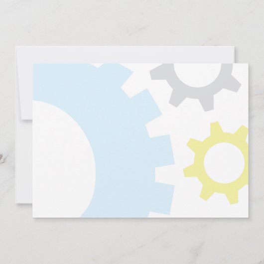 Carte de remerciements robotique | Merci un bot ! (Dos)