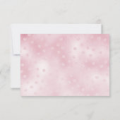 Carte de remerciements rocheuse rose (Dos)