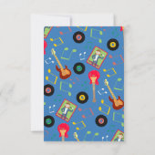 Carte De Remerciements Rock Star Boy Band Anniversaire (Dos)