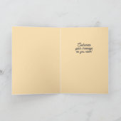 Carte De Remerciements Rock Sur Guitare Cute Kitty (Intérieur)