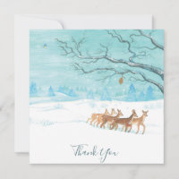 Roe Deer Group en hiver