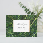 Carte De Remerciements Romance tropicale II (Debout devant)