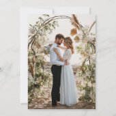 Carte De Remerciements Romantic Classic Sage Green Landscape Toile (Dos)