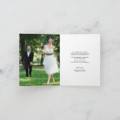 Carte De Remerciements Romantique écriture manuscrite Script élégant Mari (Intérieur)