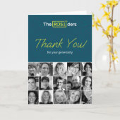 CARTE DE REMERCIEMENTS ROS1ders Conception #3 (Fleur jaune)