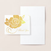 Carte de remerciements-Rose (Affichage)