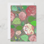 Carte De Remerciements Rose 30 (Devant)