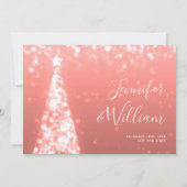 Carte de remerciements Rose d'or de l'arbre de Noë (Dos)