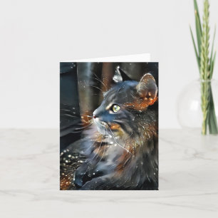 Carte De Remerciements Rose et lumière magique