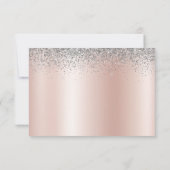 Carte De Remerciements Rose Gold (Dos)