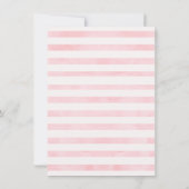 Carte de remerciements rose gris de lapin (Dos)