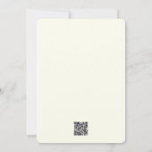 Carte de remerciements Rose imprimé (Dos)