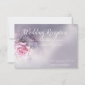 Carte De Remerciements Rose rose Dreamy - Lilac Dusty (Devant)