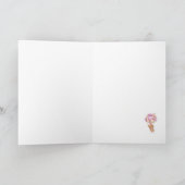 Carte de remerciements ROSE Teddy Bear (Intérieur)