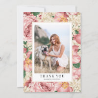 Rose vintage et Hydrangea Graduation Photo