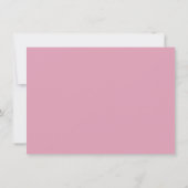 Carte De Remerciements Roses Aquarelle Votre Message (Dos)