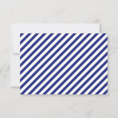 Carte De Remerciements Rouge Blanc & Cool (Dos)