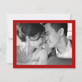 Carte De Remerciements Rouge Floral Boho Peacock Eastern Chic Mariage asi (Dos)