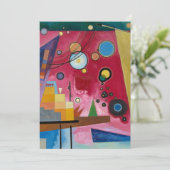 Carte De Remerciements Rouge lourd par Wassily Kandinsky (Debout devant)