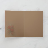 Carte De Remerciements Rouge Passion (Intérieur)