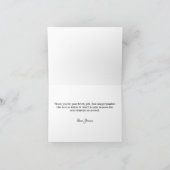 Carte De Remerciements Rouge Satin Gradient Huile Diamant Confetti (Intérieur)