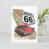 Carte De Remerciements Route 66 (Debout devant)