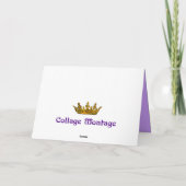 Carte de remerciements royale (Dos)