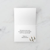 Carte De Remerciements Russe conte de Fairytale Mariage Marine Grange Mer (Intérieur)