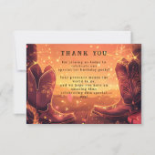 Carte De Remerciements Rustic Cowboy Rodeo 1st Birthday (Devant)