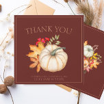 Carte De Remerciements Rustic Dark Terracotta Automne Citrouille Mariage<br><div class="desc">Rustic Dark Terracotta Automne Harvest Citrouille Mariage Merci Cartes - Embrassez la chaleur de la saison. Célébrez votre amour au milieu de la beauté de l'automne avec nos cartes de remerciement mariages enchanteresses avec des citrouilles rustiques et des teintes chaudes orange et sombre en terre cuite. Alors que vous "tombez...</div>