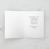 Carte De Remerciements Rustic Floral Wedding Day Congratulations Card (Intérieur)