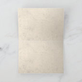 Carte De Remerciements Rustic Vineyard Wine Country Wedding Monogram (Intérieur)