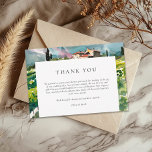 Carte De Remerciements Rustic Winery Mariage paysage<br><div class="desc">Rustic Winscape Mariage Carte de remerciements</div>