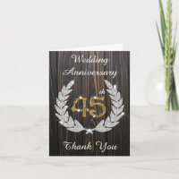 Rustique Bois Diamant Laurier 45e Anniversaire
