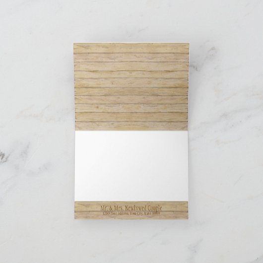 Carte De Remerciements Rustique Pays Mason Fleurs Jar Blanches Hydrangeas (Intérieur)