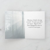 Carte De Remerciements Ruth 1:16 Écriture, Où vous allez, je vais aller P (Intérieur)