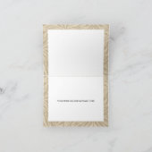 Carte de remerciements Safari animal Boho (Intérieur)