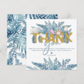 Carte De Remerciements Safari Animaux Anniversaire (Devant / Derrière)