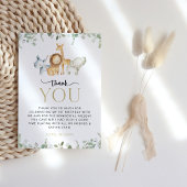 Carte De Remerciements Safari Animaux, Jungle, Sauvage Un, Premier Annive