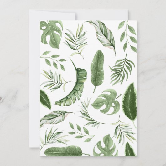 Carte De Remerciements Safari Animaux Temps Capsule Note Message Card (Dos)