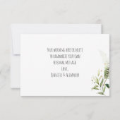 Carte De Remerciements Safari bébé animaux et verdure (Dos)