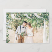 Carte De Remerciements Sage Green Classic Floral Crest 2 Photo (Dos)