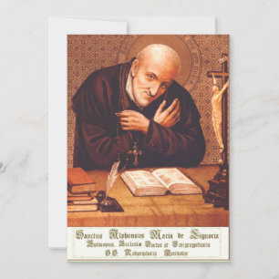 Carte De Remerciements Saint Alphonse Liguori