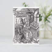 Carte De Remerciements Saint Ambrose de Milan (Debout devant)