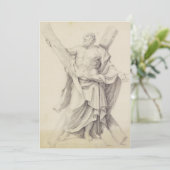 Carte De Remerciements Saint André l'Apôtre Premier‑Appelé Disciple (Debout devant)