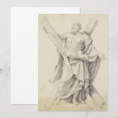 Carte De Remerciements Saint André l'Apôtre Premier‑Appelé Disciple (Devant / Derrière)
