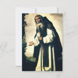 Carte De Remerciements Saint Antoine l'Anachorète